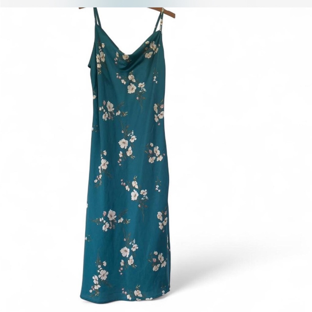 Floral Teal Dress